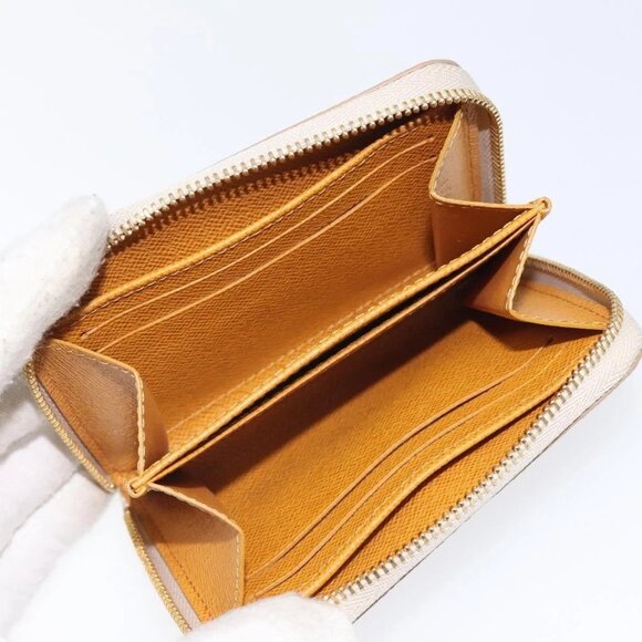 LOUIS VUITTON Monogram Monopanam Zippy Coin Purse Beige M82691 LV Auth BD1311AM - Picture 13 of 16